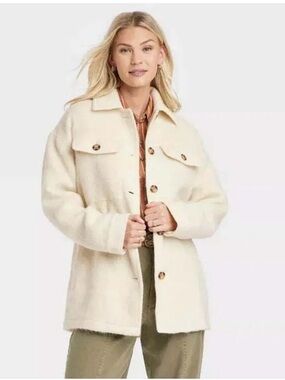 Target Universal Thread Cream Sherpa Jacket